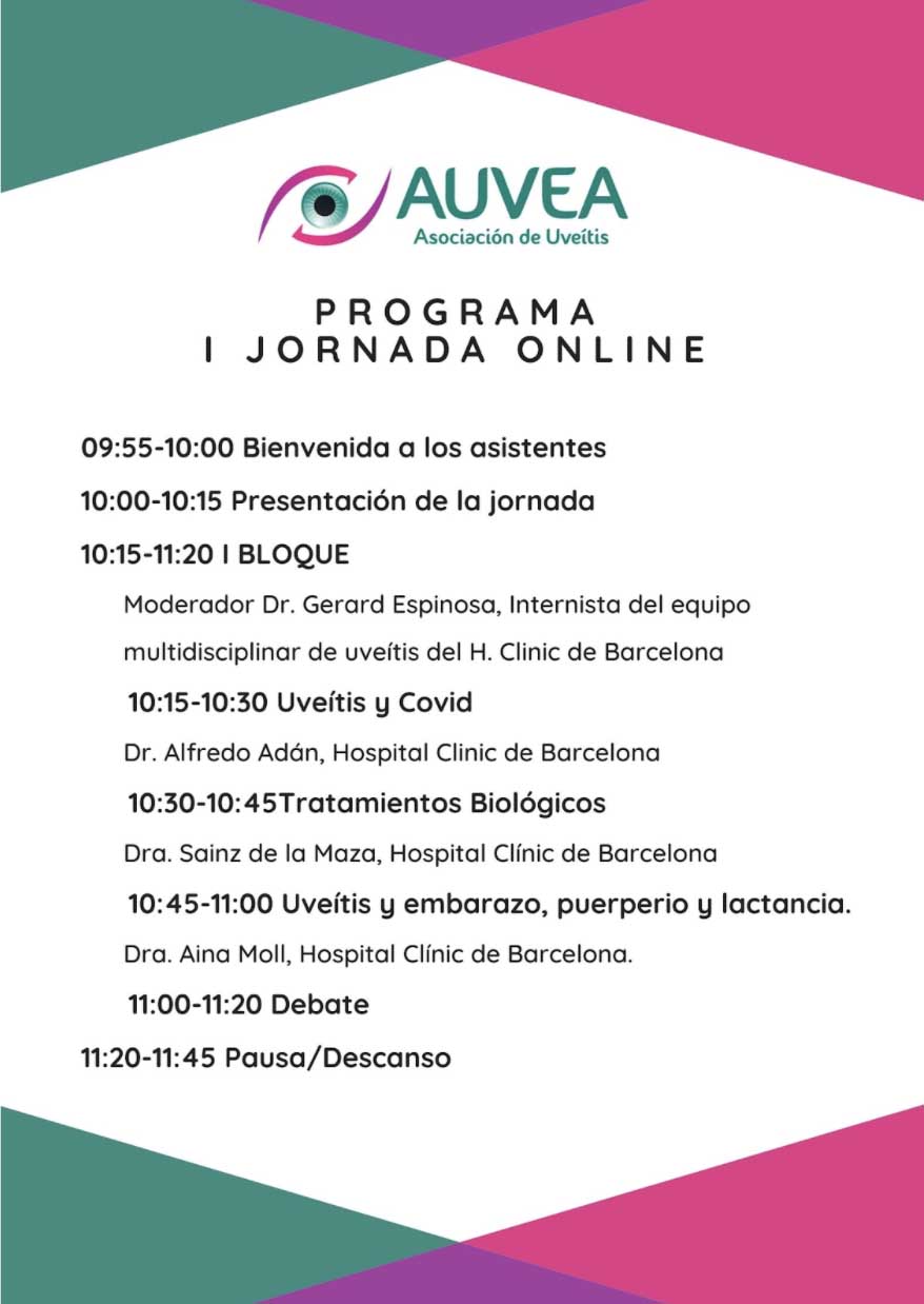 programa I Jornada Auvea