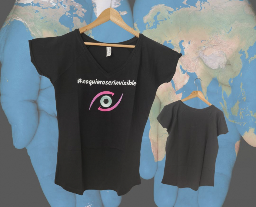 Camiseta #noquieroserinvisible mujer